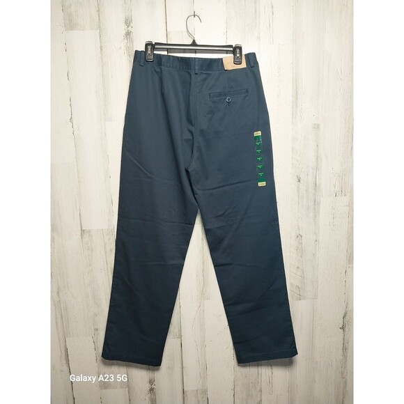 L.L. Bean Classic Fit Wrinkle Free Cotton Chino Navy 10 Regular - Picture 1 of 11